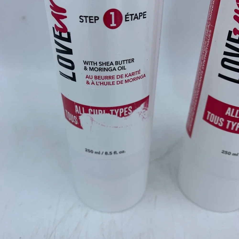 LUS Love Ur Curls 3-Step Wavy Hair System Shampoo Conditioner All-in-One 8.5oz